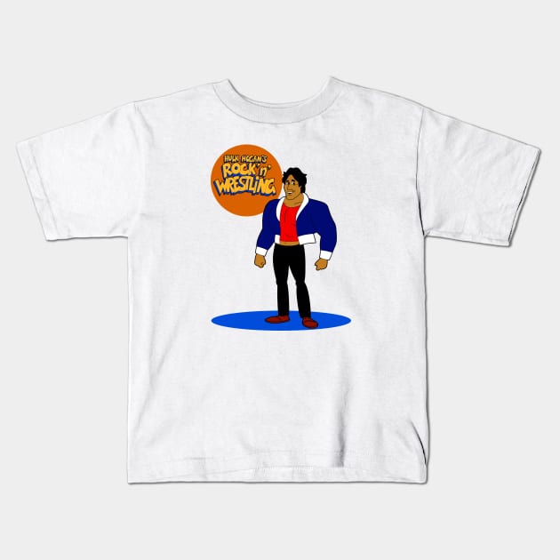 HHRnW Tito Santana Kids T-Shirt by BigOrangeShirtShop